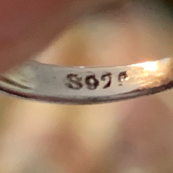 Tiny sterling dolphin ring, size 2. Toe ring or child size. - Picture 12 of 13